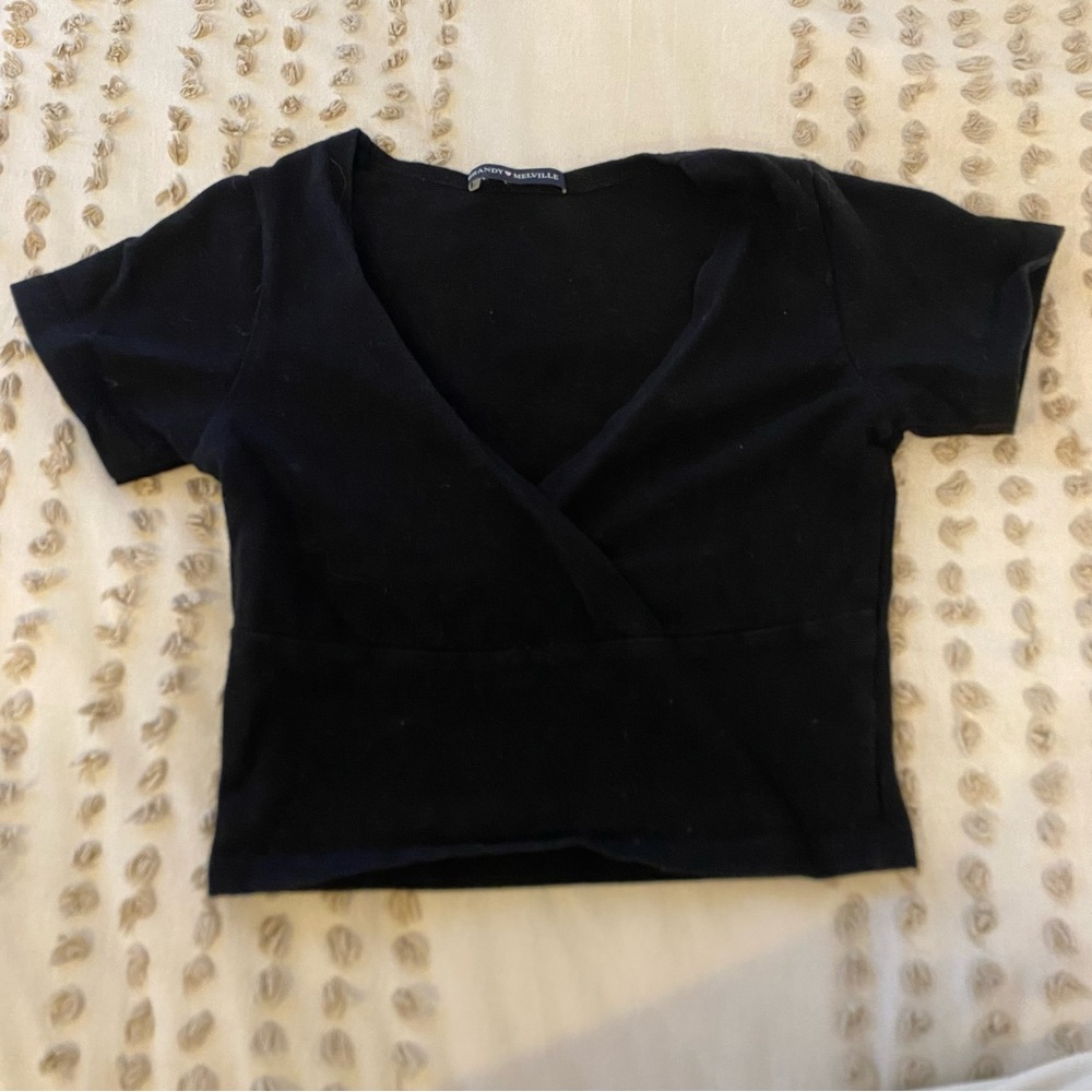 Brandy Melville Black Amara Top